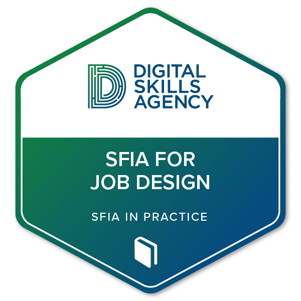 SFIA for Job Design digital badge